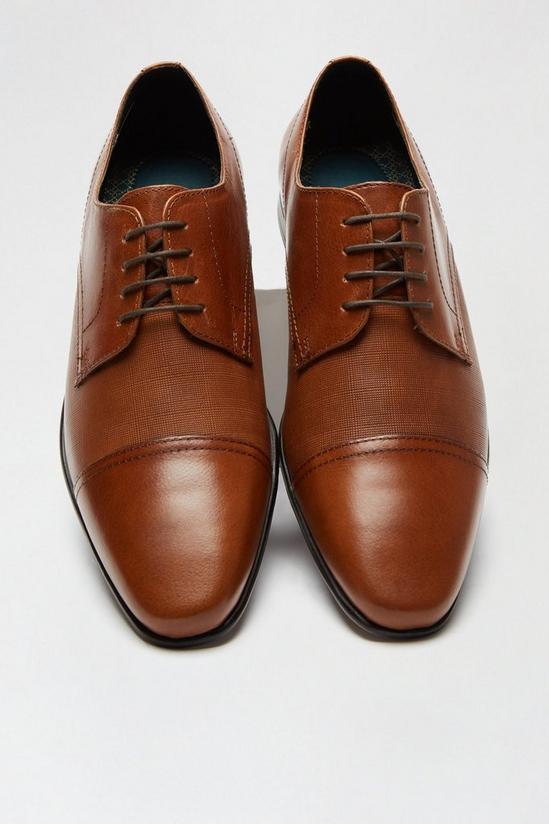 Burton Tan Leather Derby Shoes 3