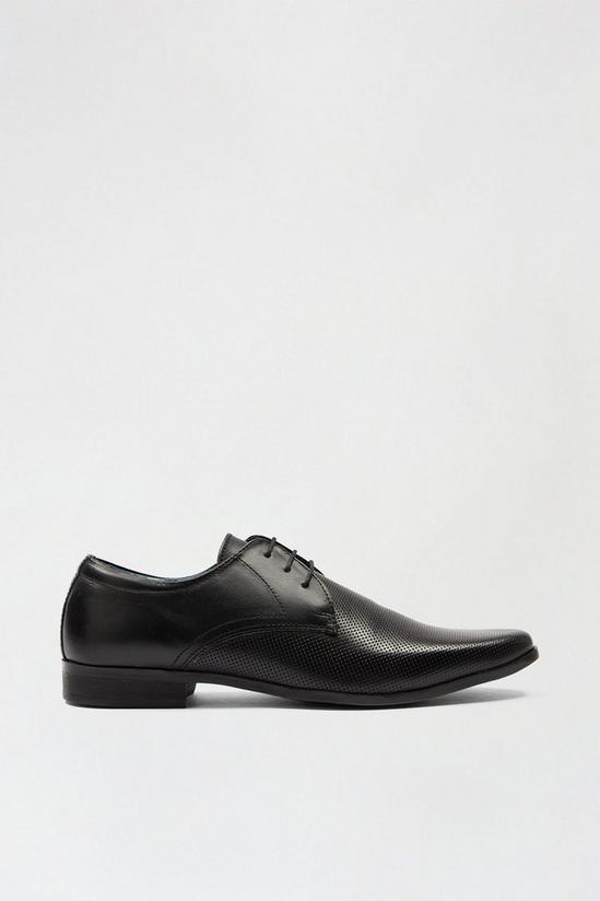 Burton Black Thatcher Derby Shoes 1