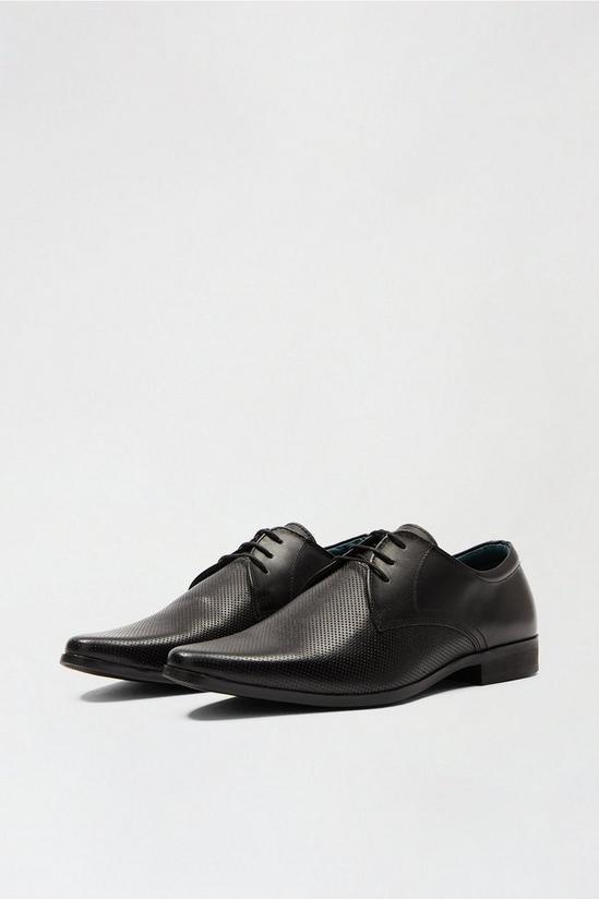 Burton Black Thatcher Derby Shoes 2