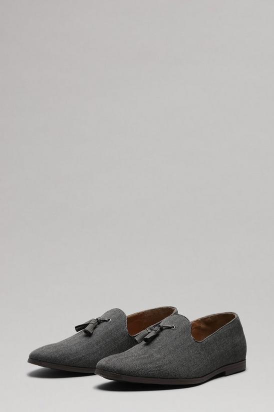 Burton Grey Tassel Loafers 3