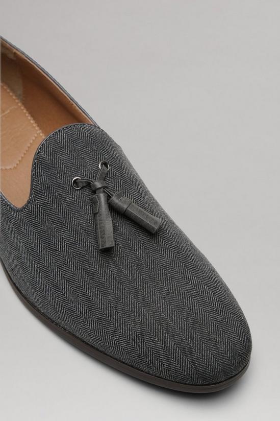 Burton Grey Tassel Loafers 4