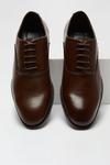 Burton Brown Leather Look Oxford Shoes thumbnail 4
