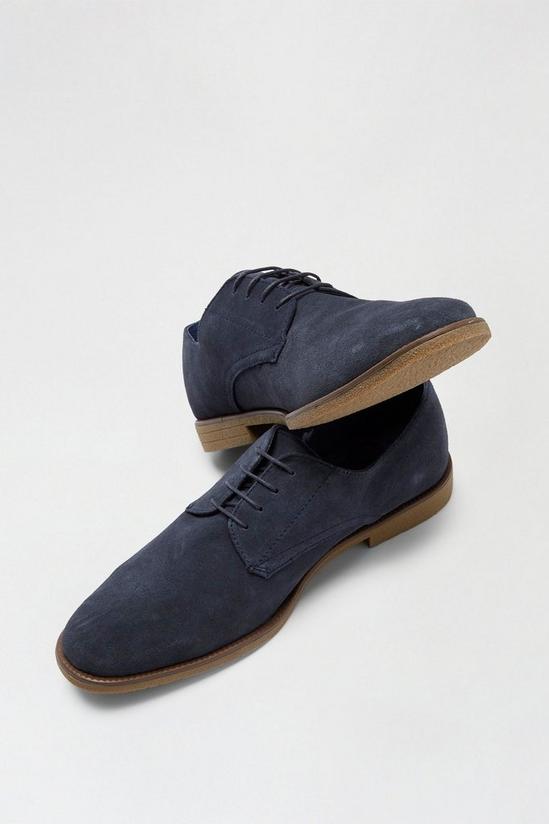 Burton Navy Suede Desert Shoes 3
