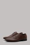 Burton Tan Leather Look Formal Derby Shoes thumbnail 2