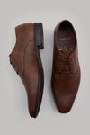 Burton Tan Leather Look Formal Derby Shoes thumbnail 3