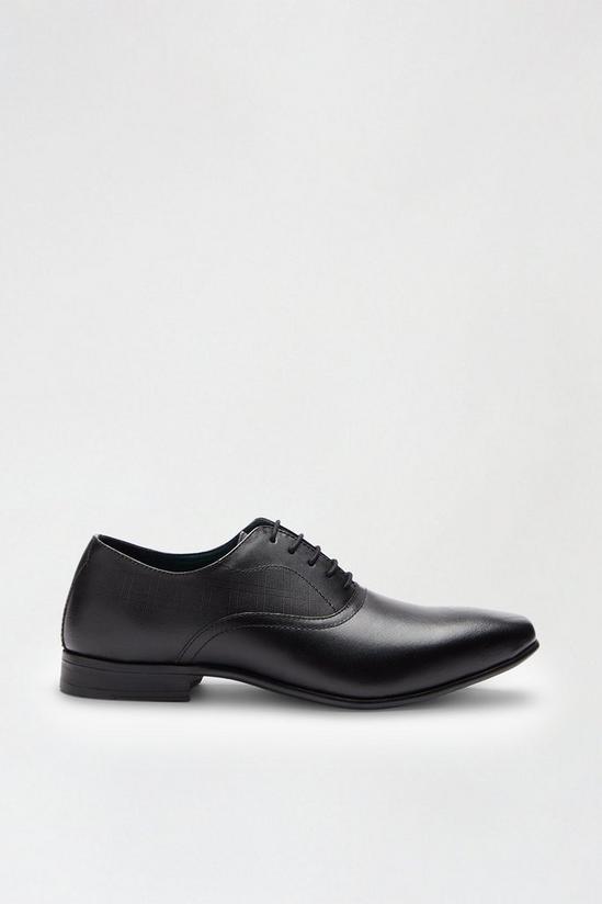 Burton Black Leather Oxford Shoes 1