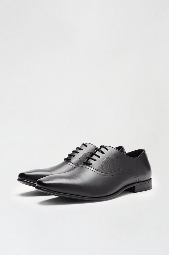 Burton Black Leather Oxford Shoes 2