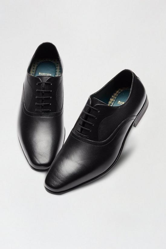 Burton Black Leather Oxford Shoes 3