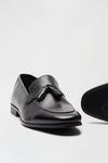 Burton Black Leather Tassel Loafers thumbnail 4