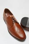 Burton Tan Leather Brogue Shoes thumbnail 3