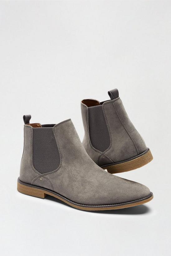 Burton Grey Chelsea Boots 3