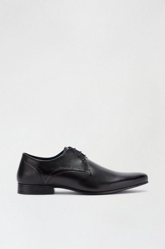 Burton Black Leather Derby Shoes 1
