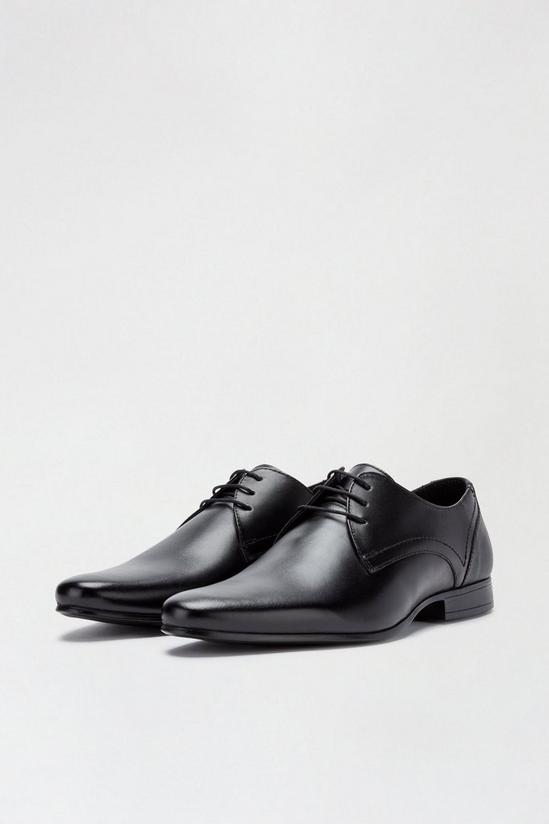 Burton Black Leather Derby Shoes 2