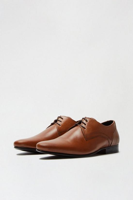 Burton Brown Leather Derby Shoes 2