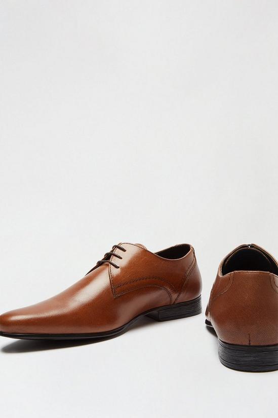 Burton Brown Leather Derby Shoes 3