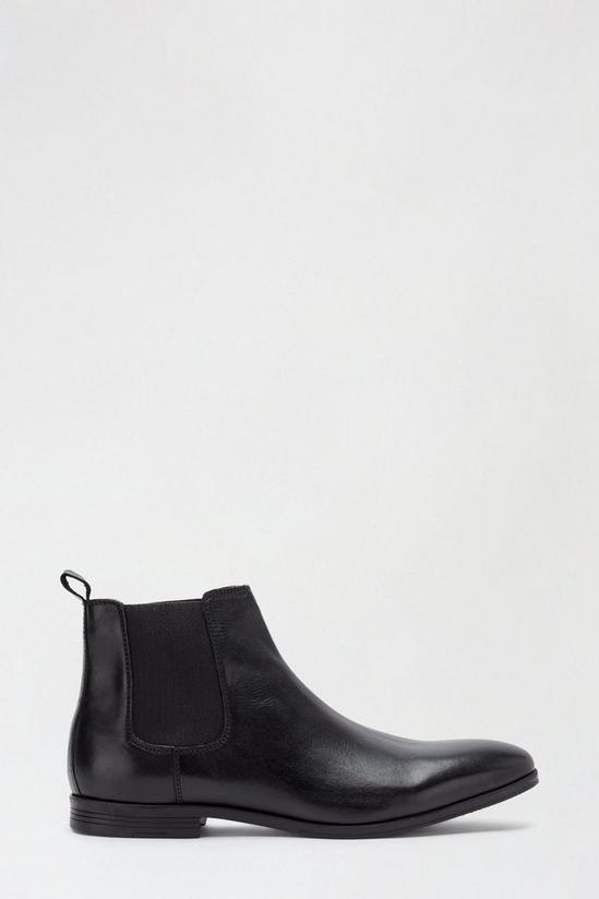 Burton Black Leather Chelsea Boots 1