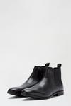 Burton Black Leather Chelsea Boots thumbnail 2