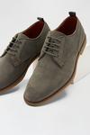 Burton Grey Suede Look Derby Shoes thumbnail 3