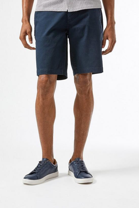 Burton Navy Chino Shorts 1