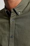 Burton Short Sleeve Khaki Ditsy Oxford Shirt thumbnail 4