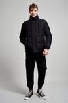 Burton Square Quilted Funnel Neck Puffer Jacket thumbnail 2