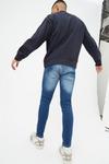 Burton Super Skinny Mid Blue Rip Jeans thumbnail 3