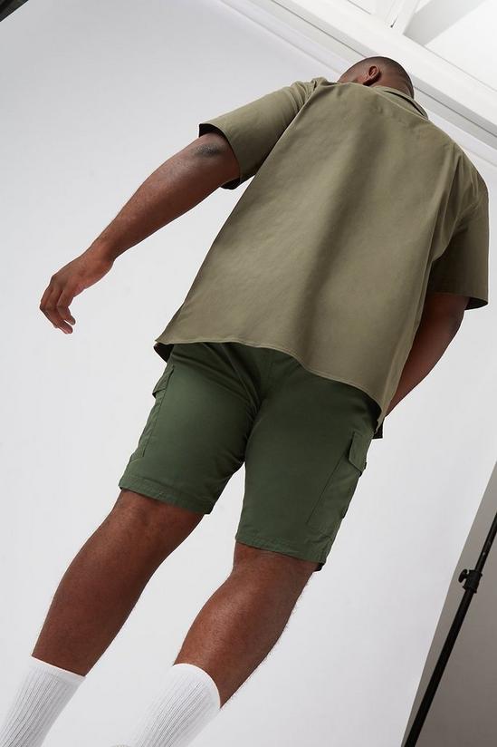 Burton Plus And Tall Washed Cargo Shorts 3