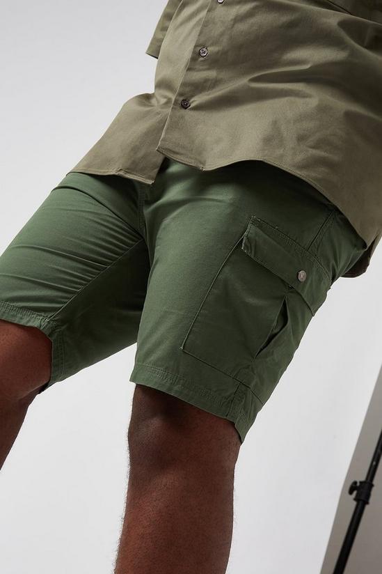 Burton Plus And Tall Washed Cargo Shorts 4