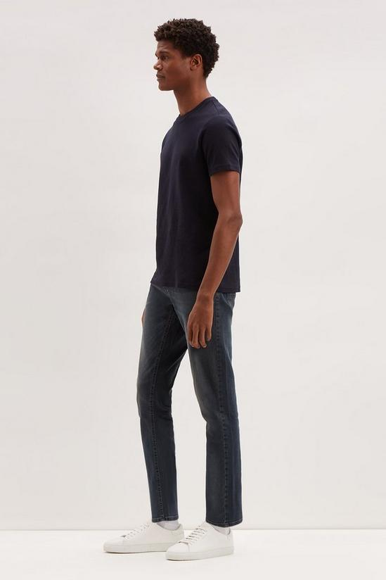 Burton Slim Fit Blue Black Rustic Jeans 2