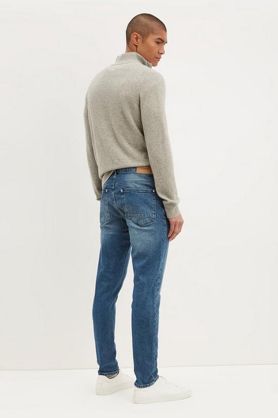 Burton Skinny Sharp Mid Blue Jeans 3
