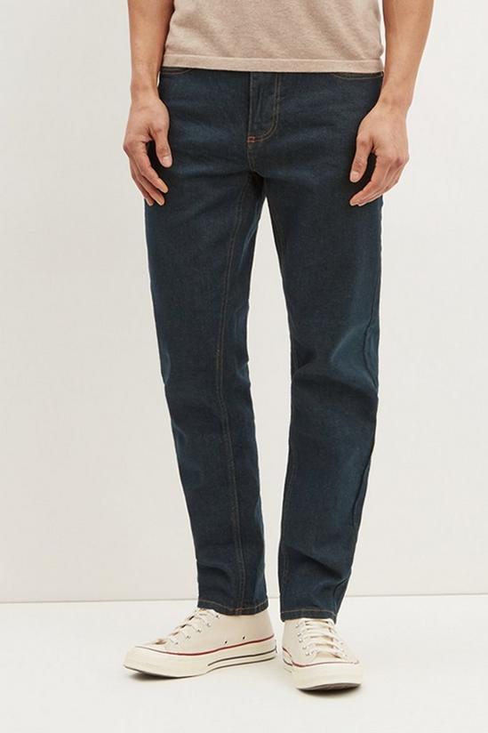 Burton Slim Fit Dark Blue Rinse Jeans 1
