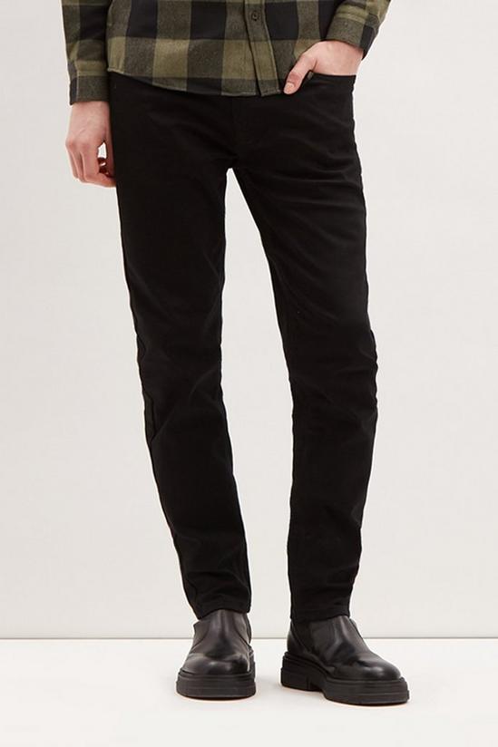 Burton Slim Fit Crop Black Jeans 1