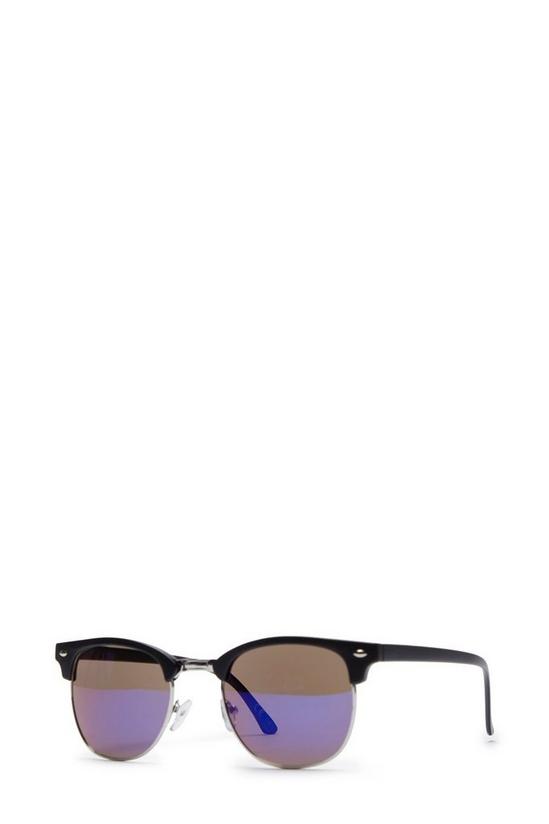 Burton Blue Lens Clubmaster Sunglasses 2