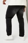 Burton Plus And Tall Tapered Black Strong Jeans thumbnail 3