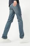 Burton Slim Fit Texture Blue Rip Jeans thumbnail 3