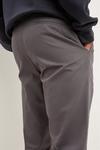 Burton Slim Fit Charoal Pleat Front Smart Trousers thumbnail 4