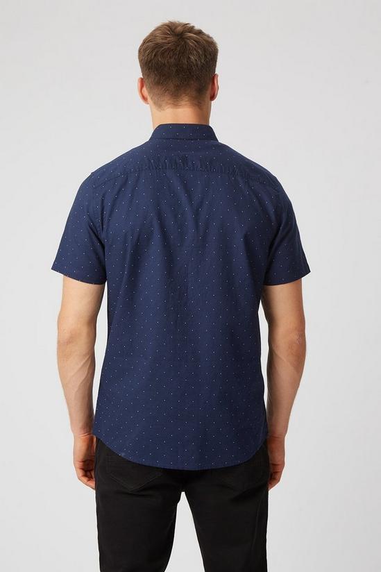 Burton Navy Fine Dot Shirt 3