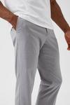 Burton Tailored Mid Grey Trousers thumbnail 4