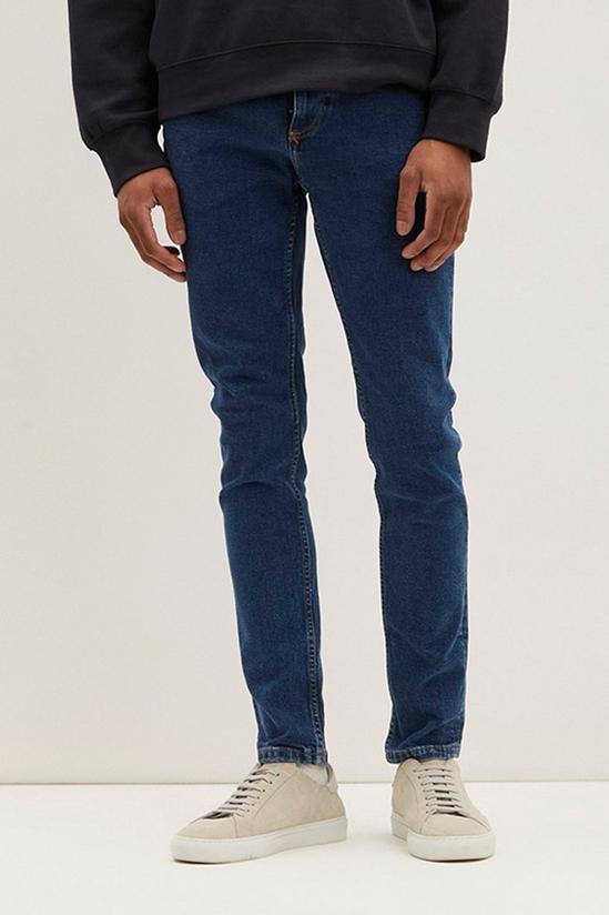 Burton Super Skinny Dark Blue Rinse Jeans 1