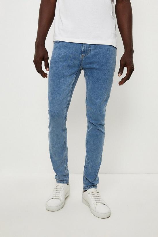 Burton Super Skinny Mid Blue Jeans 1