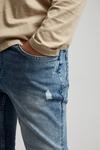 Burton Super Skinny Vintage Worn Repair Rip Jeans thumbnail 4