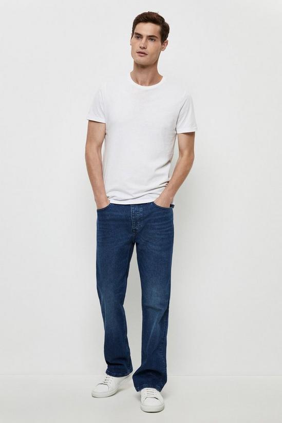 Burton Relaxed Fit Mid Blue Jeans 2