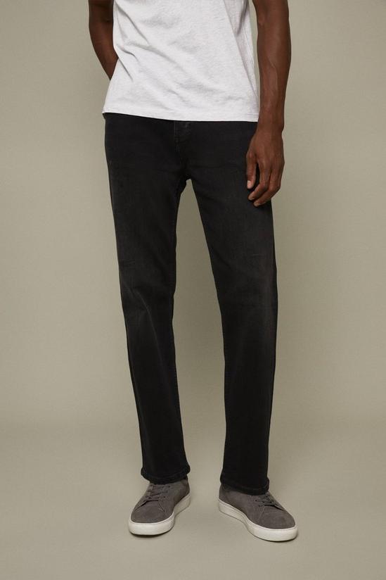 Burton Relaxed Fit Washed Black Jeans 1