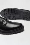 Burton Black Derby Shoes In Premium Leather thumbnail 4
