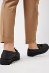 Burton Black Tassel Loafers With Chunky Sole thumbnail 4