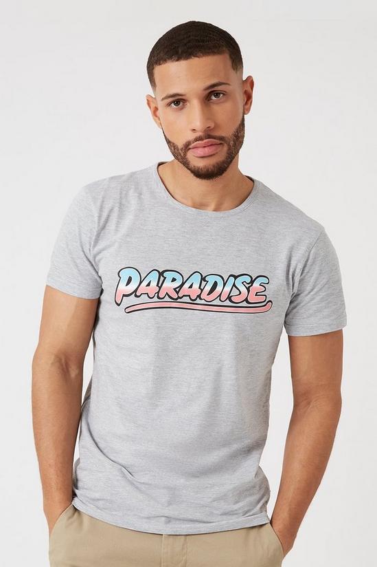 Burton Grey Paradise Graphic T-shirt 1