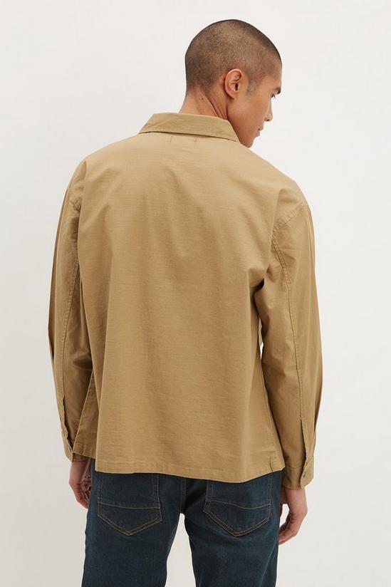Burton Twin Pocket Overshirt In Ripstop Fabric 3