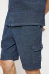 Burton Regular Fit Blue Utility Shirt And Shorts Set thumbnail 4