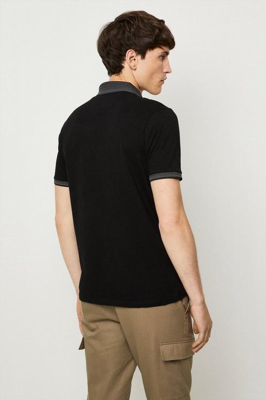Burton Jacquard Collar Polo Shirt 3