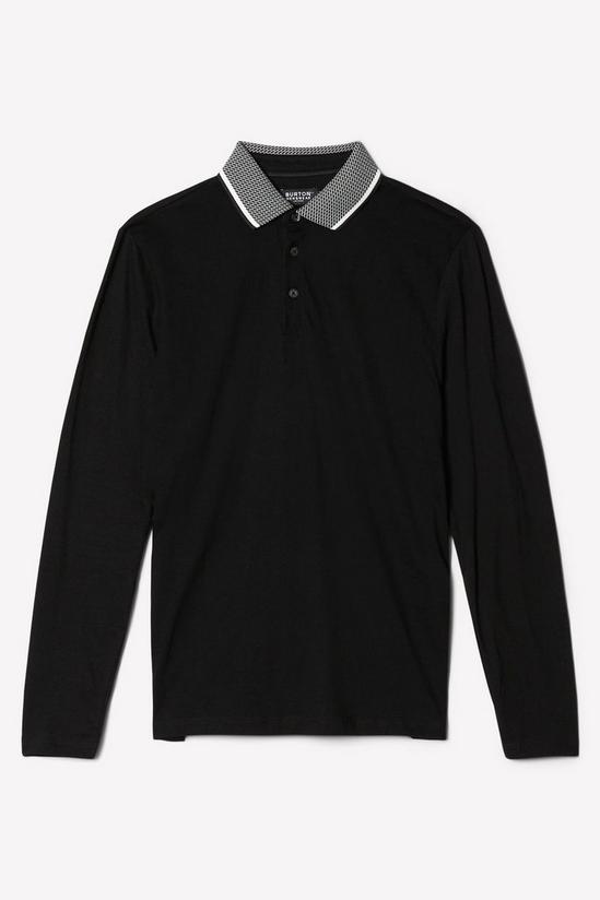 Burton Long Sleeve Jacquard Polo Shirt 5